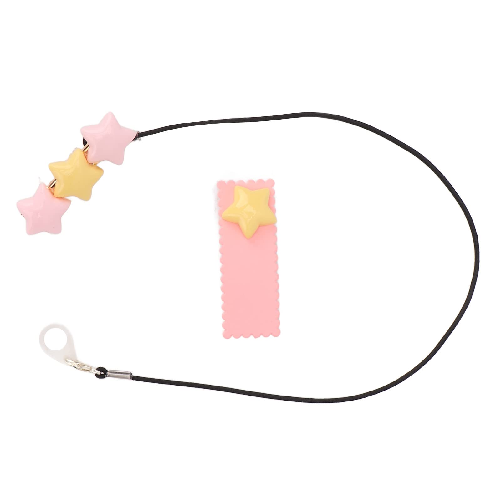 Deaf Aid Holder, Nylon Lanyard for Deaf Aid, Widely Used 3 Star Design, Bright Color for Office (Monaural)