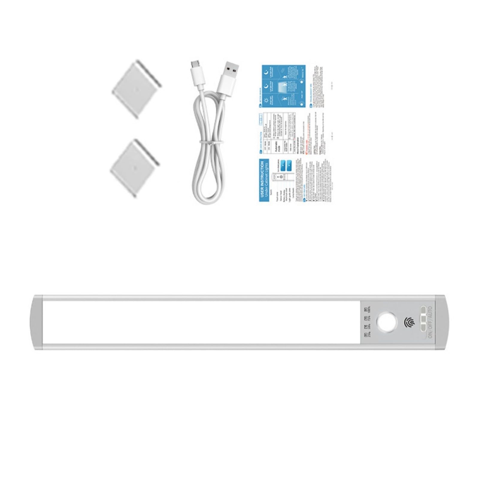 Nucelit Three Lighting Settings Fingerprint Dimming for Table Kitchen Rechargeable Attractive Beneath Lighting with Touch Dimming