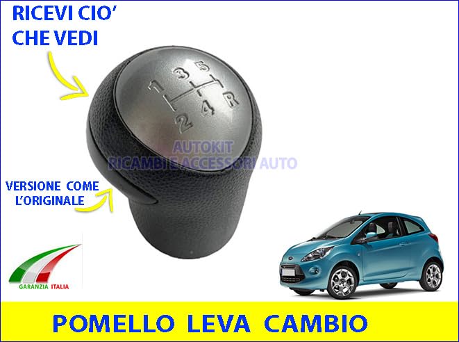 Generico Pomello Manopola Leva Marce Cambio Specifico per KA prodotte dal 01/2009 al 09/2016-6930150
