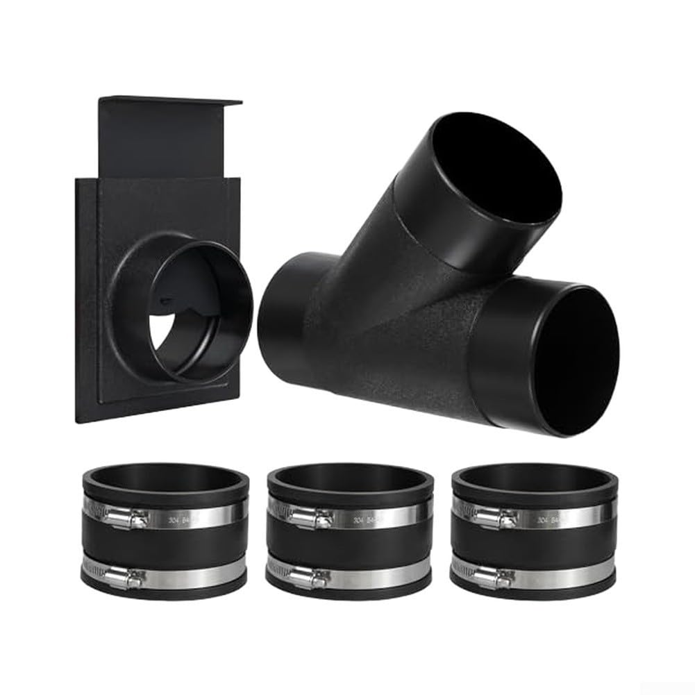 5-teiliges Staubabsaugungs-Set mit Schieber und Adapter