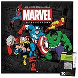 2026 Marvel Comics Wall Calendar & Push Pins
