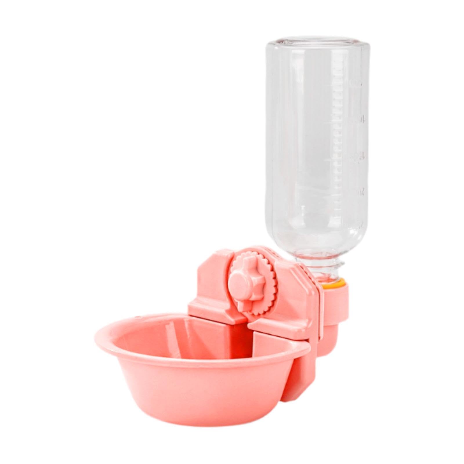 MFMEXUL Portable Water Dispenser for Dogs, Detachable Pet Bowl and Fountain, 500ML