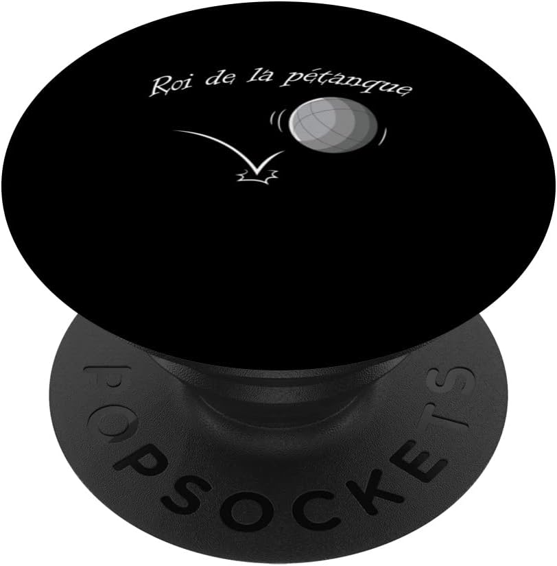 Roi de la petanque america boules boule PopSockets Swappable PopGrip