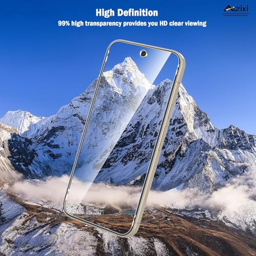 Image of Uyiton SHILD Temperedglass Screen Protector Compatible with Google Pixel 10 Pro XL(6.8 Inch)|9H Hardness|HD Clear|100% Fingerprint Unlock Support|Scratch & Impact Resistant|Easy Installation|Pack of 2
