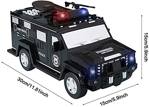Gaojian MoneyBox Coche Inteligente, luz Coche de Juguete bancaria Dinero electrónico, Juguete...