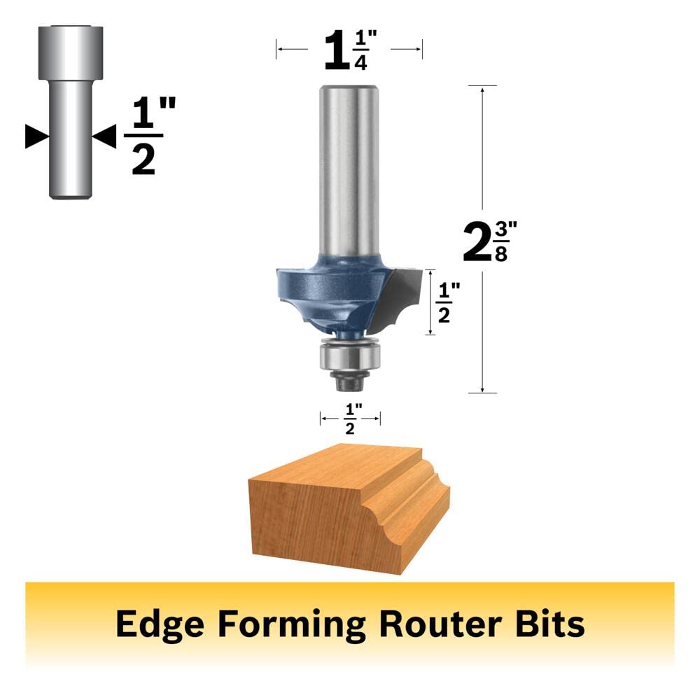 Classical Router Bit Bosch Carbide-tipped Classical Router Bit In The Edge-Forming Router