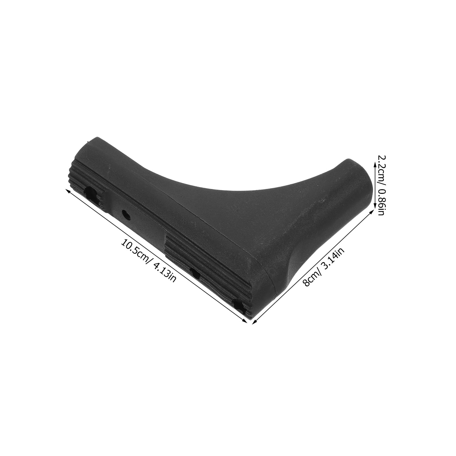 4 Pezzi Protezioni Antiscivolo per Gambe di Stendino in Plastica Nera, Copri Piedi per Asciugatrice Protezione Pavimento, per Spazi Condivisi e Pavimenti in Legno