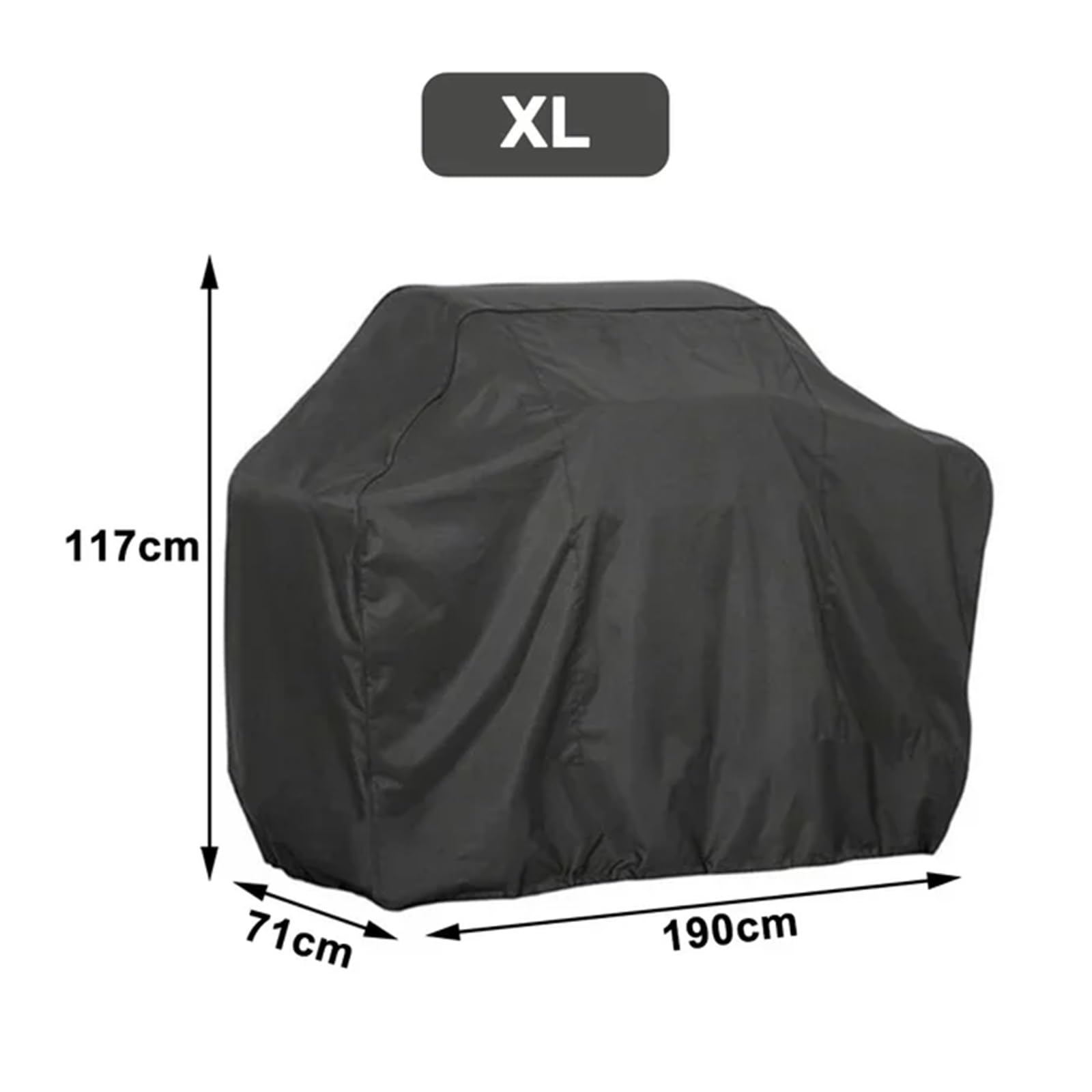 Copertura for barbecue, antipolvere, impermeabile, for da esterno e antipioggia(XL(190X71X117cm))