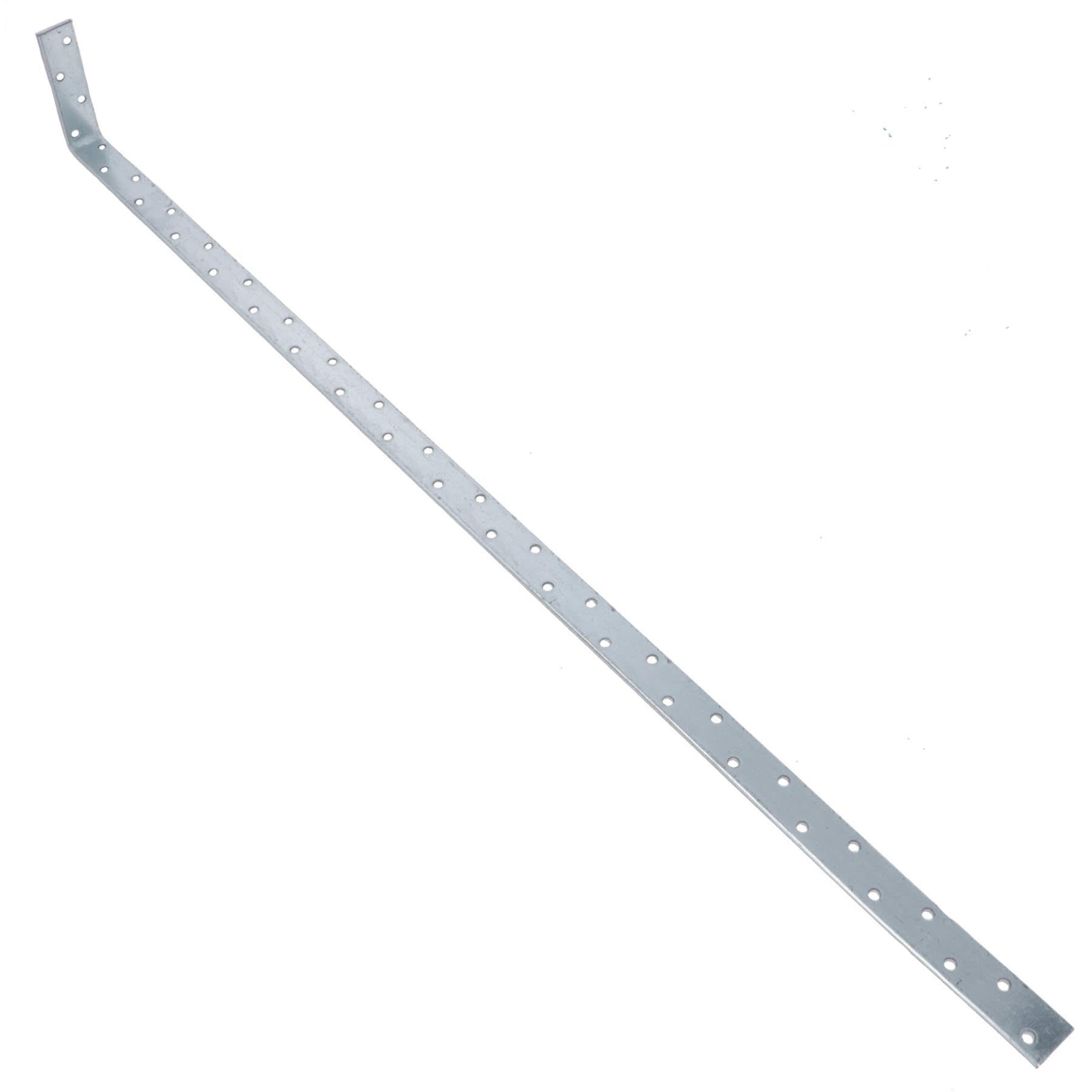 Horizontal H/Duty Restraint Strap 1000mm Length 100mm Bend Galvanised 10PK