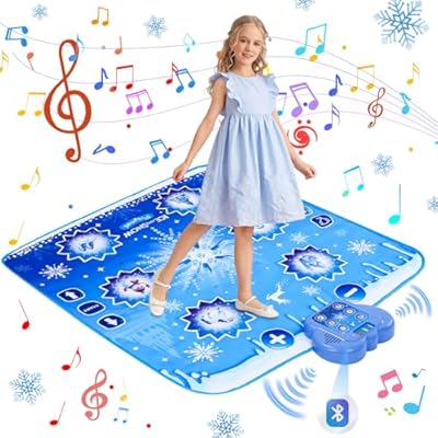 Alfombra de Baile Juguete Niña 3 4 5 6 7 8 9+,Regalo Niñas Alfombra Musical con Luces LED,Música Incorporada, 4 Modos de Juego,Volumen Ajustable,Regalo Cumpleaños Navidad para Niñas Niños 3+ años | Ya disponible en tu tienda friki favorita! En mundofriki.es!