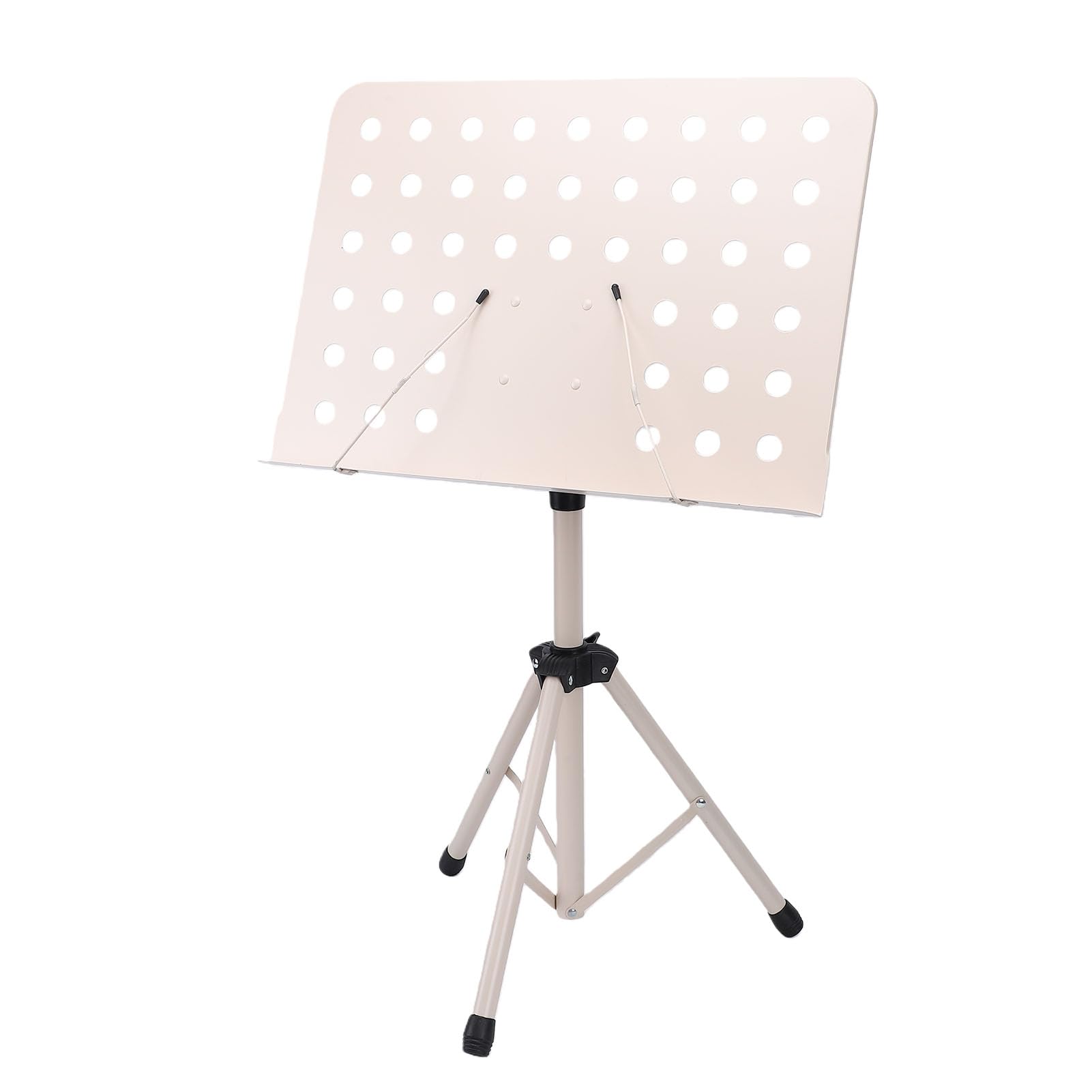 Karlak Leggio Regolabile per Spartiti e Tablet con Design Portatile per Viaggi e Scuola Beige 80-147,5 Cm