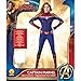 Rubies - Disfraz Oficial del Capitán Marvel Hero para Mujer