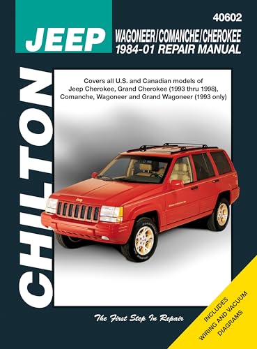 Jeep Wagoneer/Commanche/Cherokee 1984-2001 (Chilton's Total Car Care Repair Manuals)