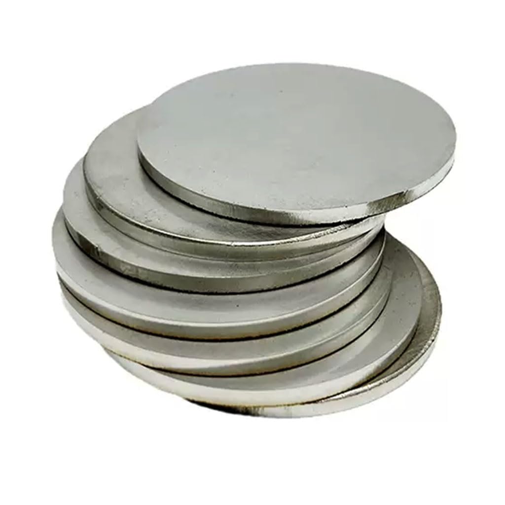 304 Round Sheets disc Flat Gasket, Stainless Steel 316L Round Plate, 4mm Thick Diameter 50mm 100 150 250 300mm Circular Sheet Disc, Round Disk(100mm*4mm(2pcs))