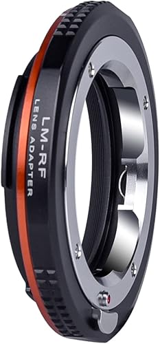 Miniatura 5 de PHOLSY Adaptador de montaje de lente para lente Leica M LM, Zeiss ZM, Voigtlander VM, compatible con Leica M a Canon EOS RF cámara EOS R8, R50, R6