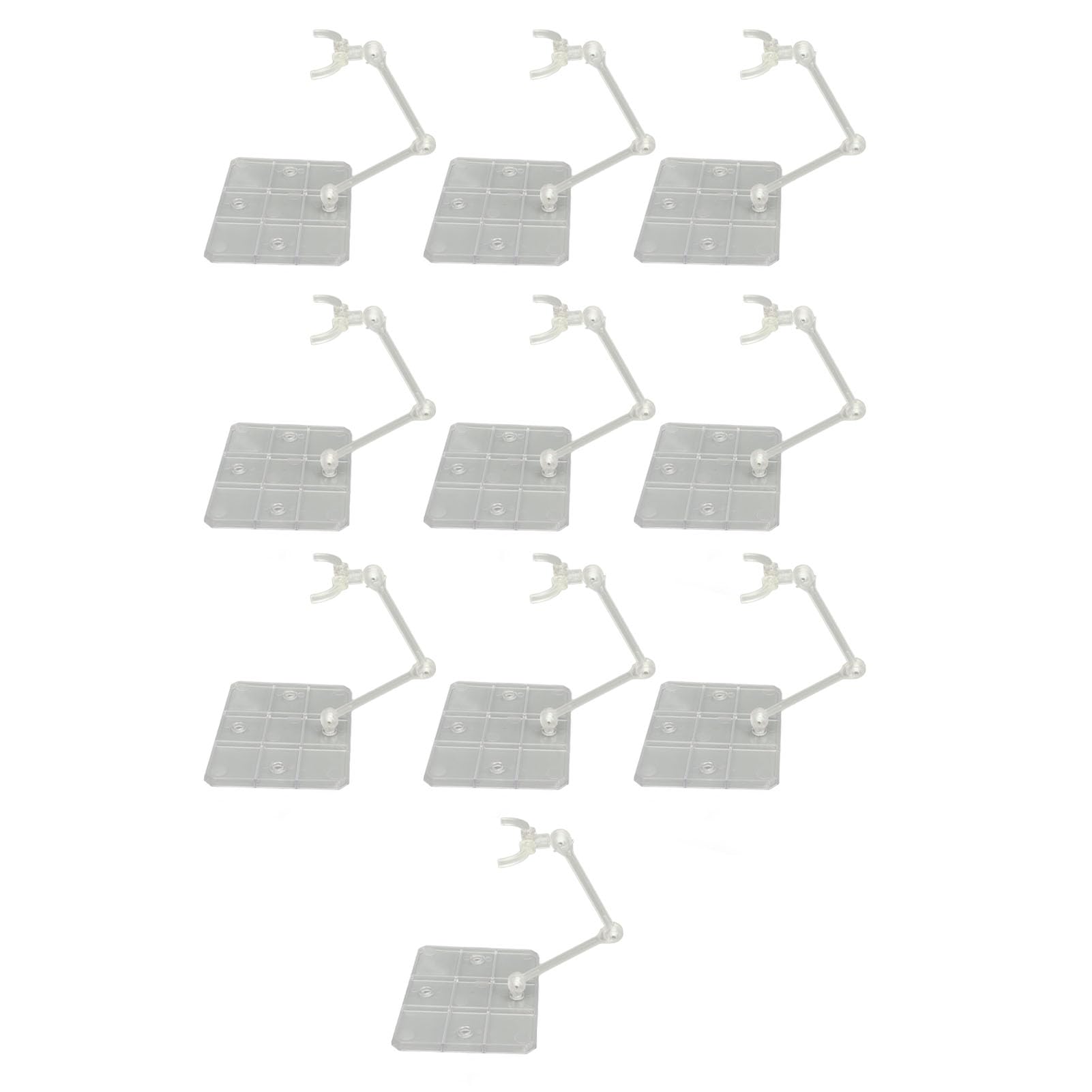 Soporte de Soporte de Figura Acrílica Transparente 10 Conjuntos para una Mejor Visualización y Estabilidad Cifras Acción 6 Pulgadas