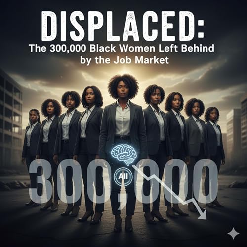『Displaced: The 300,000 Black Women Left Behind by the Job Market』のカバーアート