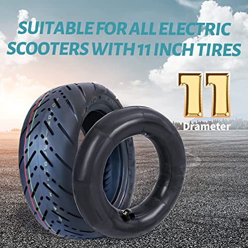 Rigo 11Inch Electric Scooter Road Pneumatic Tires Inner Tube Set Electric Scooter Inflatable Tires 90/65-6.5 (Suitable For 11Inch Electric Scooter)2 Pcs #TOP6