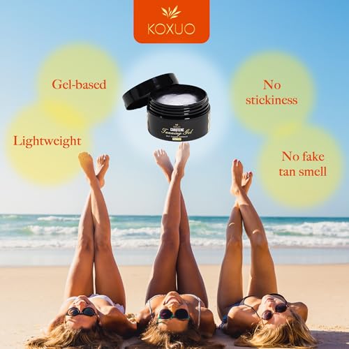 Image of Carotene Tanning Gel - Self Tanner for Indoor Tanning & Outdoor Tanning Gel - Natura Looking Bronze Glow 100g / 3.53 fl oz
