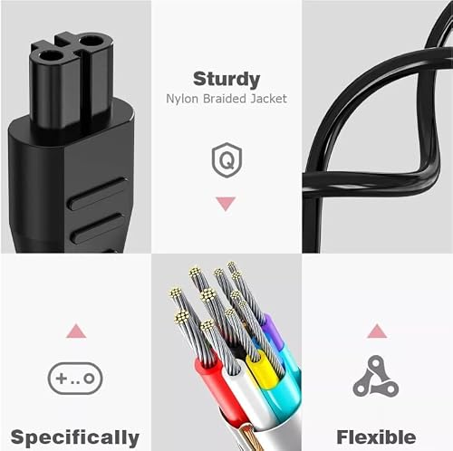 Electric Shaver Charger USB Charging Cable for Remington XR1400 PR1237 PR1335 F4800 F4900 C5870 Power Cord Adapter Travel Portable