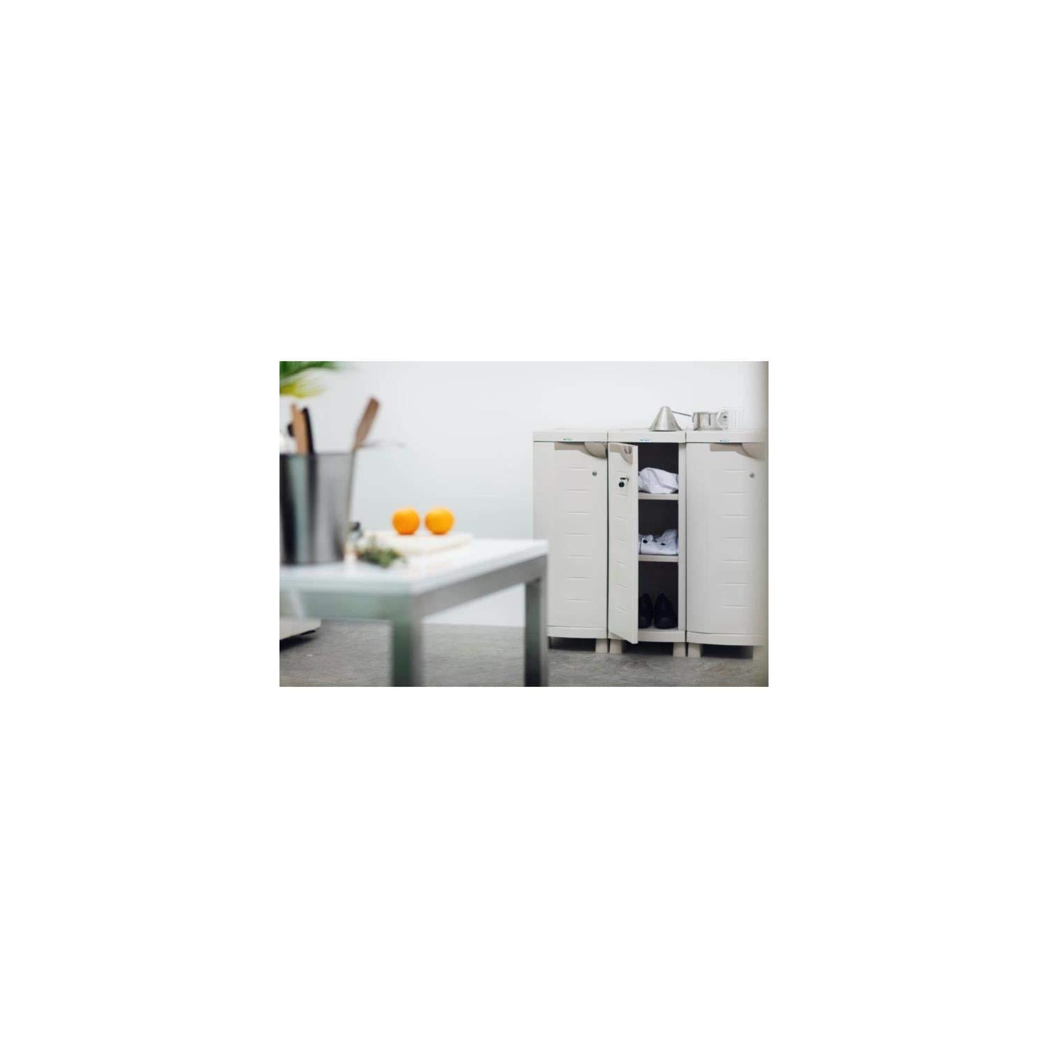 PLASTIKEN Armoire vestiaire basse 35cm Hauteur 100cm - SPACE SAVER