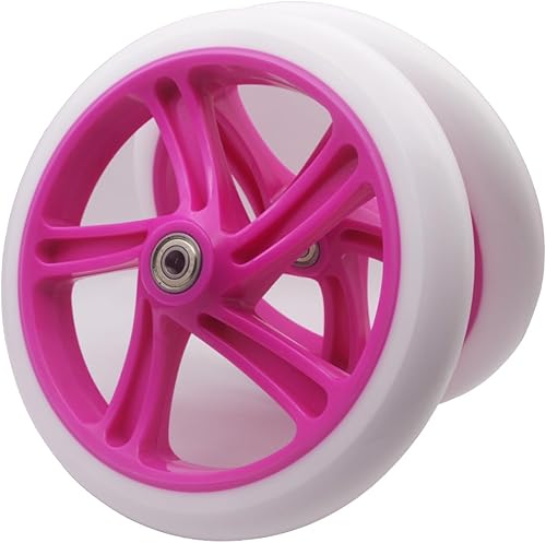 Miniatura 3 de Z-FIRST 2 ruedas de scooter para adultos de 7.874 in con rodamientos ABEC 9 para maquinilla de afeitar y scooters para adultos Rojo