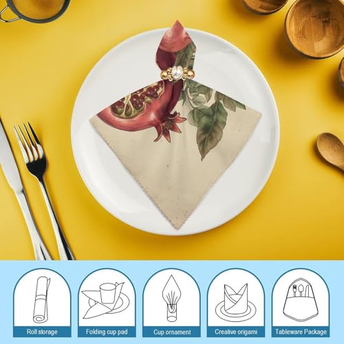 Servilletas de Tela Reutilizables Impresas Berries 2 Pzas miniatura 7