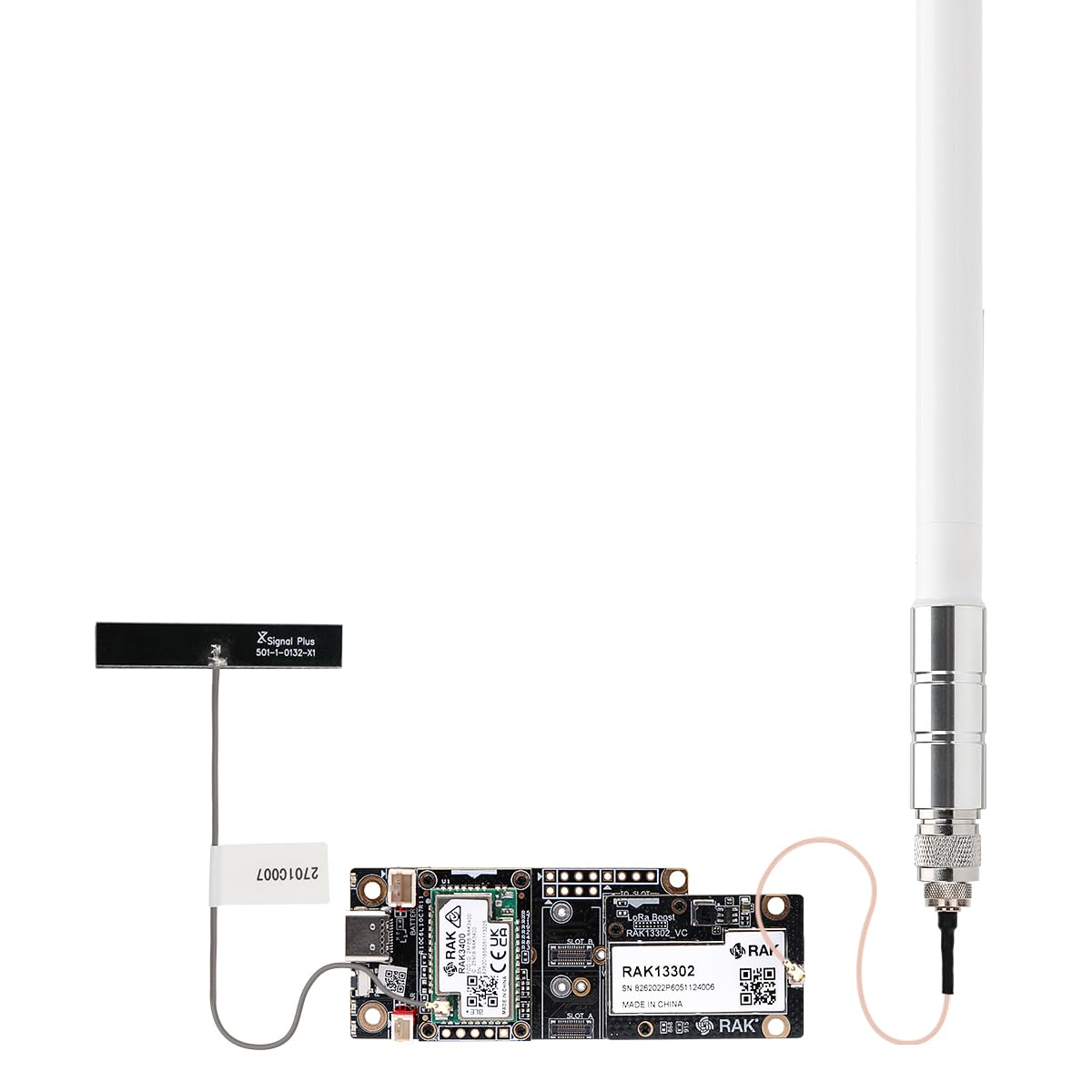 RAK WisMesh 1W 30dBm LoRa Booster Kit + antenna in fibra di vetro 6dBi