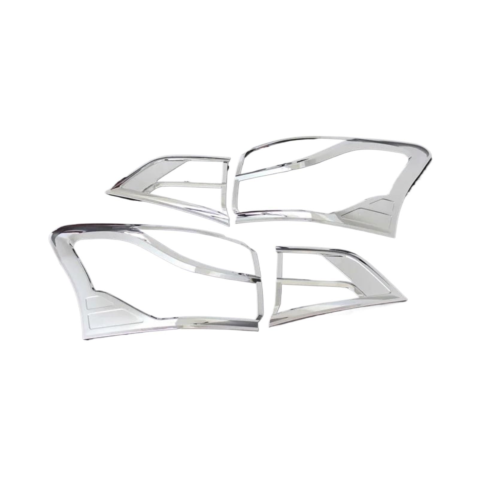 Cubierta de luz trasera cromada de alta calidad para Isuzu MU-X SUV 6