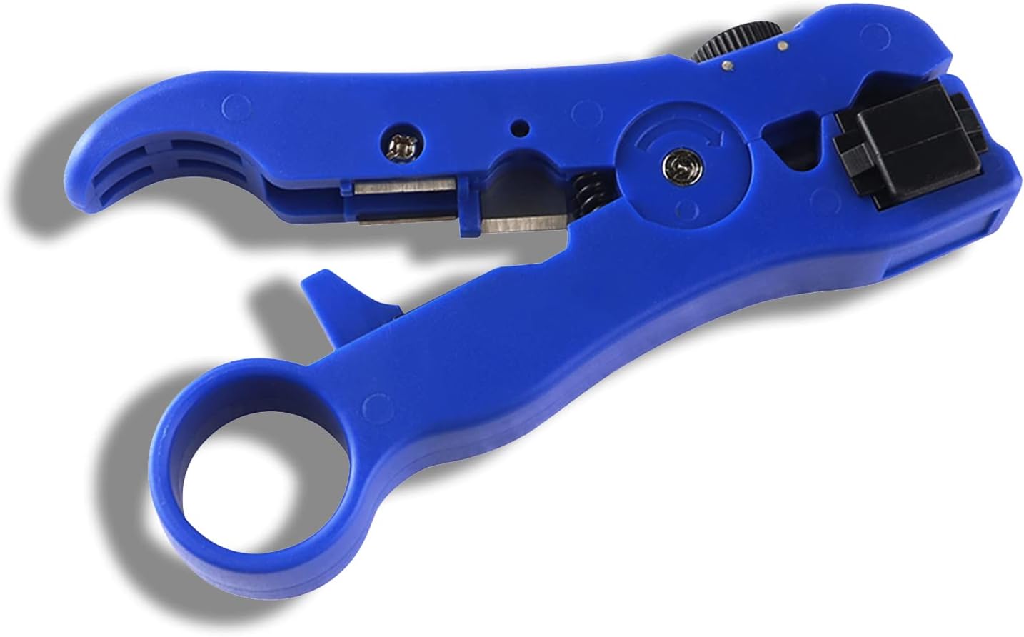 FLYPIG Rotary Coax Coaxial Cable Wire Cutter Stripper For RG59 RG6 RG7 RG11 RG 6 7 11 Cat5 Cat6 Universal Coaxial And Cat Wire Stripping Tool