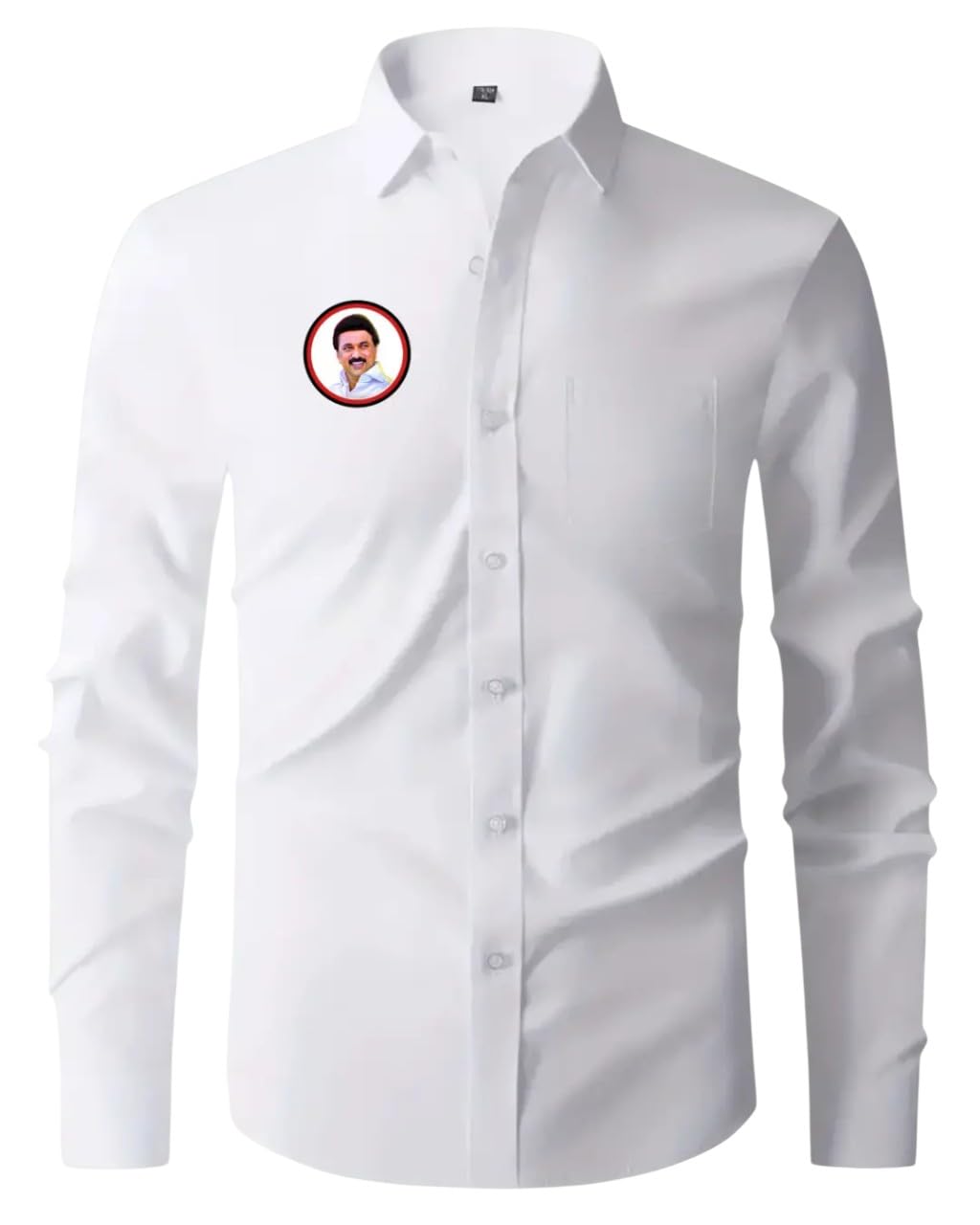 DMK Leader - face Printed Cotton Shirt-picture-20