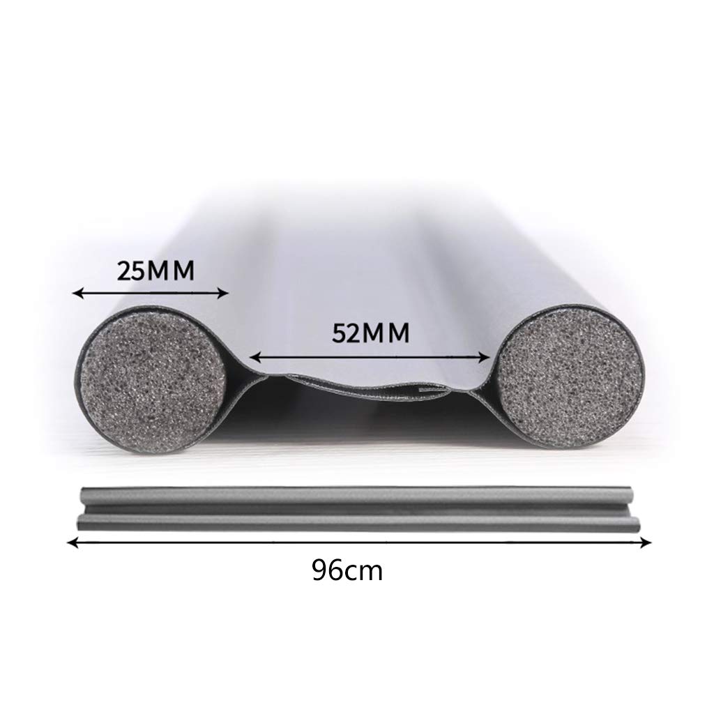 CAOREN Under Door Draft Stopper, 37.80inch Flexible Door Bottom Sealing Strip Guard Sealer Stopper Weatherstrip Wind