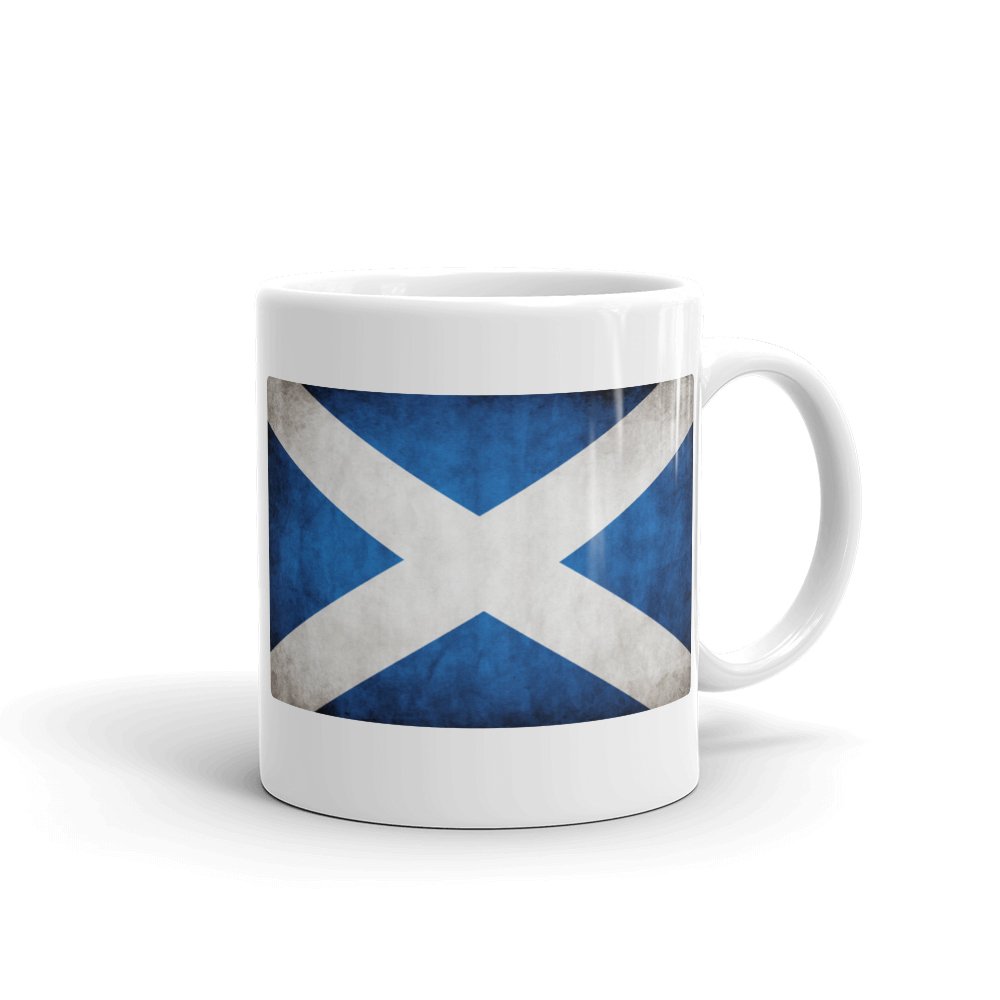 Scottish Flag 10oz Coffee Tea Mug #0027