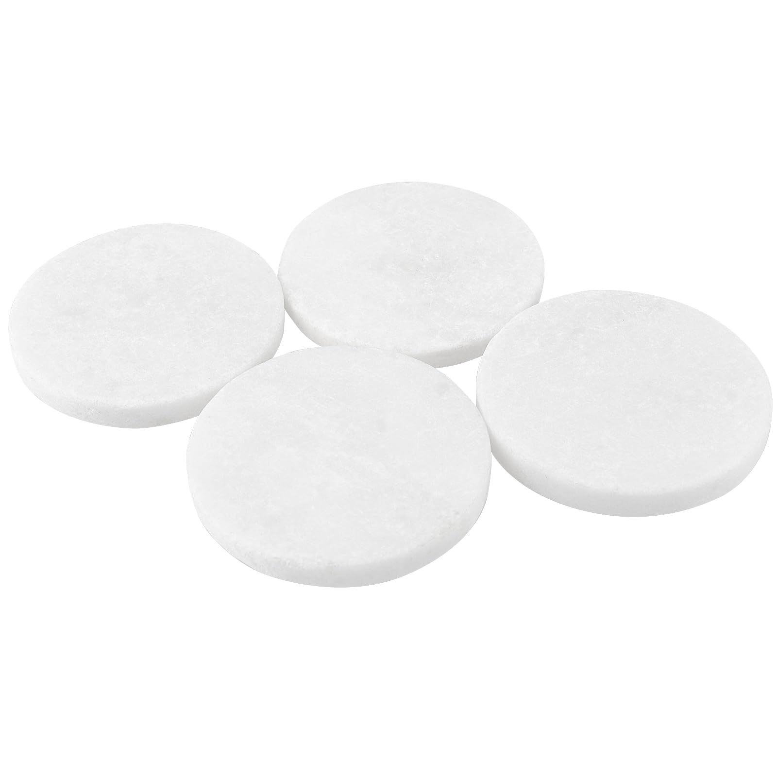 MOUYAT 25 pietre rotonde bianche da 6,3 cm per pittura, grandi pietre piatte spesse 8 mm, ciottoli lisci per dipingere mandala e gentilezza rocce, artigianato arti rupestri