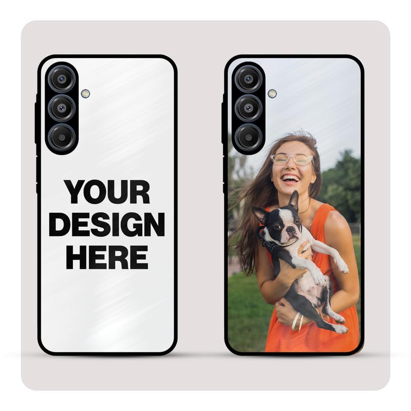 Image of Personalized Back Cover for Samsung Galaxy A16 5G | Custom Case with Name, Photo or Logo | PrintShield Hybrid with Soft TPU Grip & Scratch Protection