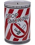 ootb Große Spardose aus Metall »Stop Smoking« 15·10cm