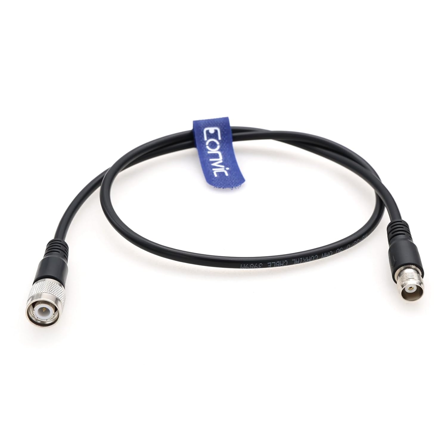 Eonvic TNC Male to Female RG58 50Ohm Low-Loss Coaxial Cable for GPS Antenna Wi-Fi Radios RF Device Broadcast Radio Scanner (16.4ft)