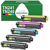 GREENBOX TN241 TN245 Tonerkartusche Kompatibel für Brother TN242 TN246 TN-241 TN-245 für Brother MFC-9332CDW MFC-9142CDN DCP-9022CDW DCP-9020CDW DCP-9017CDW HL-3142CW HL-3152CDW MFC-9140CDN (5er-Pack)