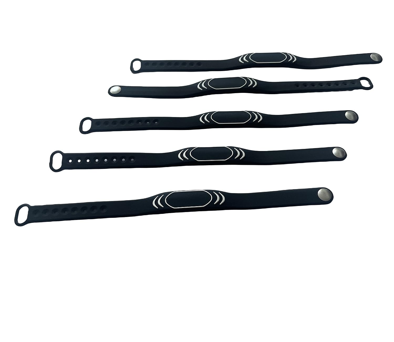 10 pulseras de identificación inductiva RFID de 125 KHz con etiqueta NFC, impermeable, para gestión de acceso, 10 unidades