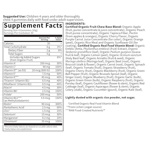 Image of Garden of Life Organics Kids Immune Bundle - Elderberry Immune Support Gummies (120 Count) + Certified Organic Kids Multivitamin Gummies, Non-GMO, Gluten Free, Cherry (120 Count)
