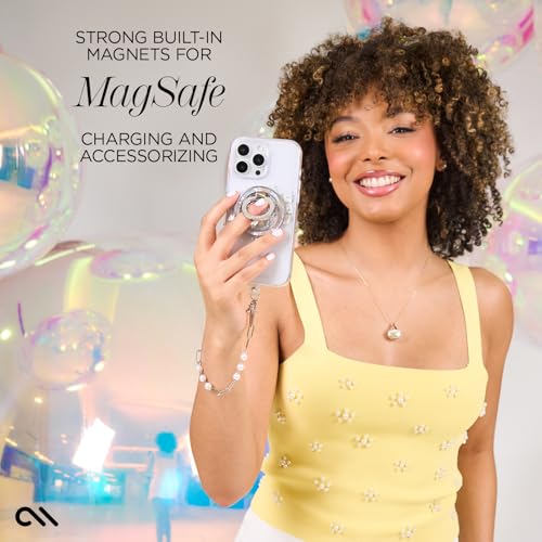 Case-Mate iPhone 16 Pro Case [Compatible with MagSafe] - Stylish Mother of Pearl Phone Case with 12ft Drop Protection - Premium Magnetic Cover for iPhone 16 Pro - Touch of Pearl - image 5