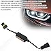 Eponcia Car LED CAN Bus Decoder, 9005 Load Resistor Turn Signal Harness Adapter, Anti-Flicker Error Decoder Resistor Universal for LED Headlight Tail Light Conversion Kit (9005/9006, 2PCS)