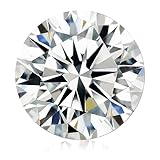 2 Carats Moissanite Stone Lab Grown Simulated Diamond Loose D Color VVS1 Round Cut Moissanite Loose Stones with GRA Certificate for Ring Earrings Pendant Bracelets Jewelry Making Women's Day Gift