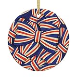 Matériau : les décorations de Noël sont fabriquées en céramique qui est une image durable, réutilisable et durable.