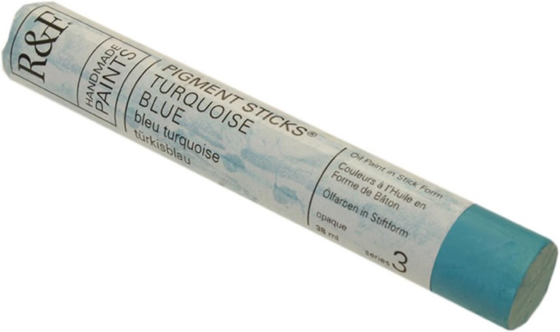 Handmade Paints - Professional Oil Pigment Stick, Turquoise Blue, 38 ml