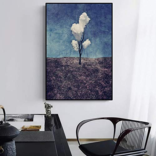 Cuadros de lienzo de árbol de la vida abstracto para decoración del hogar moderna 5