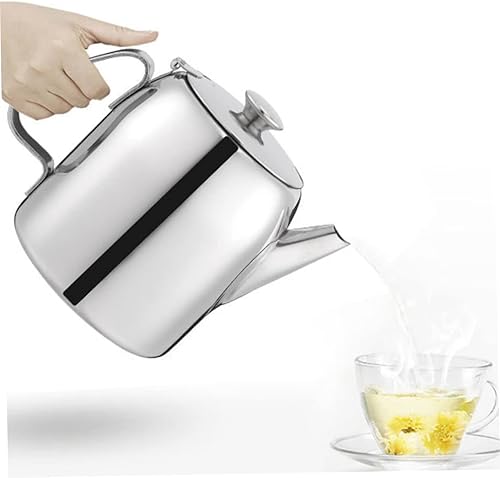 Miniatura 5 de Housoutil Hotpot Tetera de acero inoxidable comercial pequeña tetera portátil de viaje