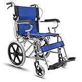 【Plegable liviano】 Las sillas de ruedas propulsadas por un asistente son livianas y plegables, fáciles de almacenar o transportar, lo que las hace ideales para trasladar a los usuarios a automóviles, camas, baños o sillas.