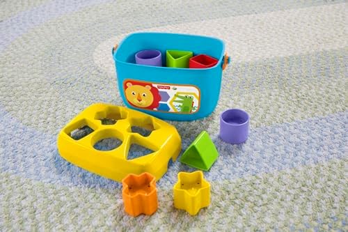 Fisher-Price Stacking Toy Baby's First Blocks Set of 10 Shapes for Sorting Play for Infants Ages 6+ Months - 3