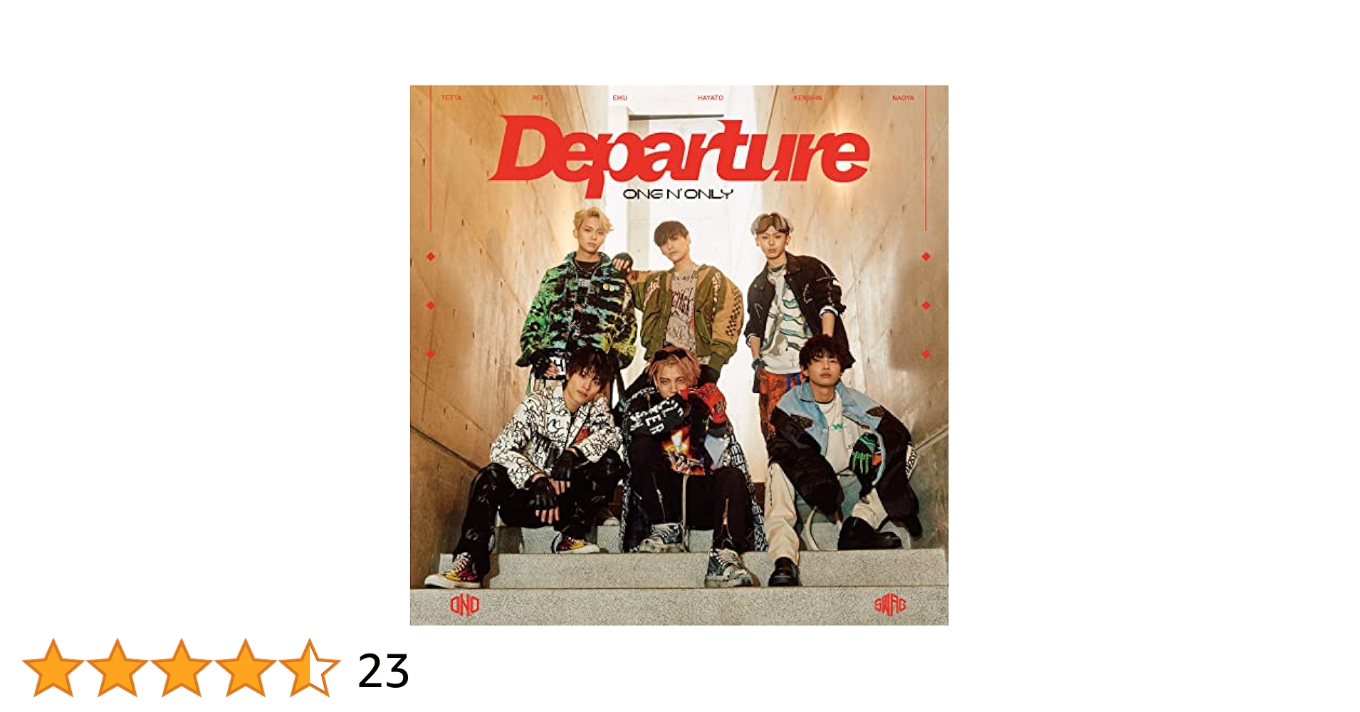 Departure 初回生産限定盤 ONE N' ONLY ワンエン Departure